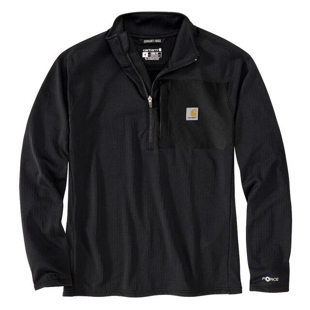 Carhartt Force Ironwood Col de demi-zip détendu pour homme