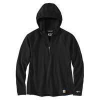 Carhartt Women's Force® Mock Neck Half Zip Grid Fleece Shirt Front_Flat