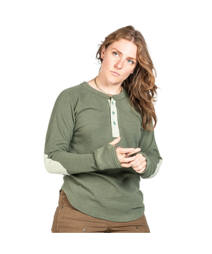 Dovetail Women's Rugged Thermal Henley Shirt