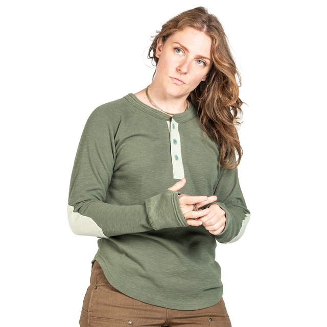 Dovetail Women's Rugged Thermal Henley Shirt
