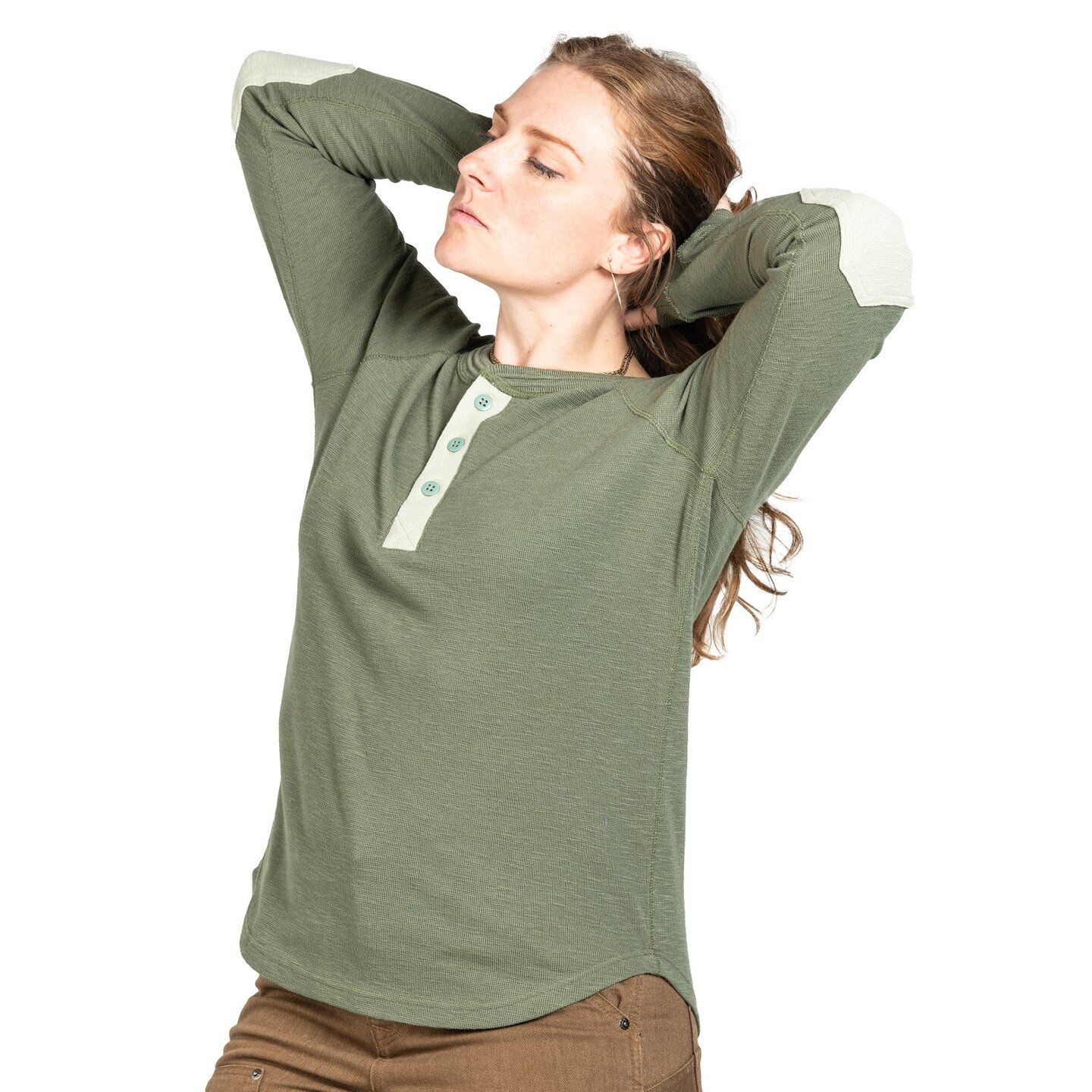 Dovetail Women s Rugged Thermal Henley Shirt Marks