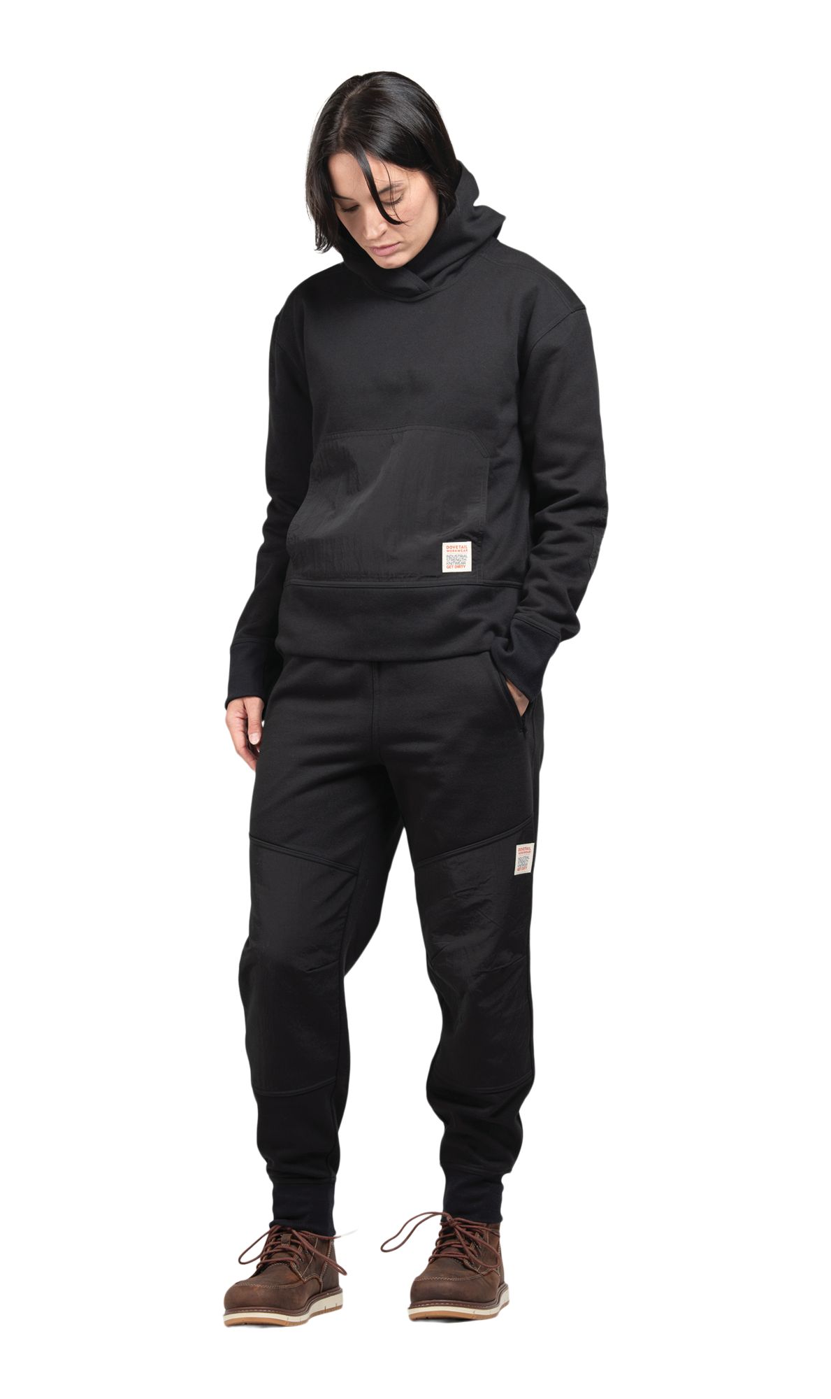 Chandail à capuche en molleton pour femmes, Flagger, Dovetail