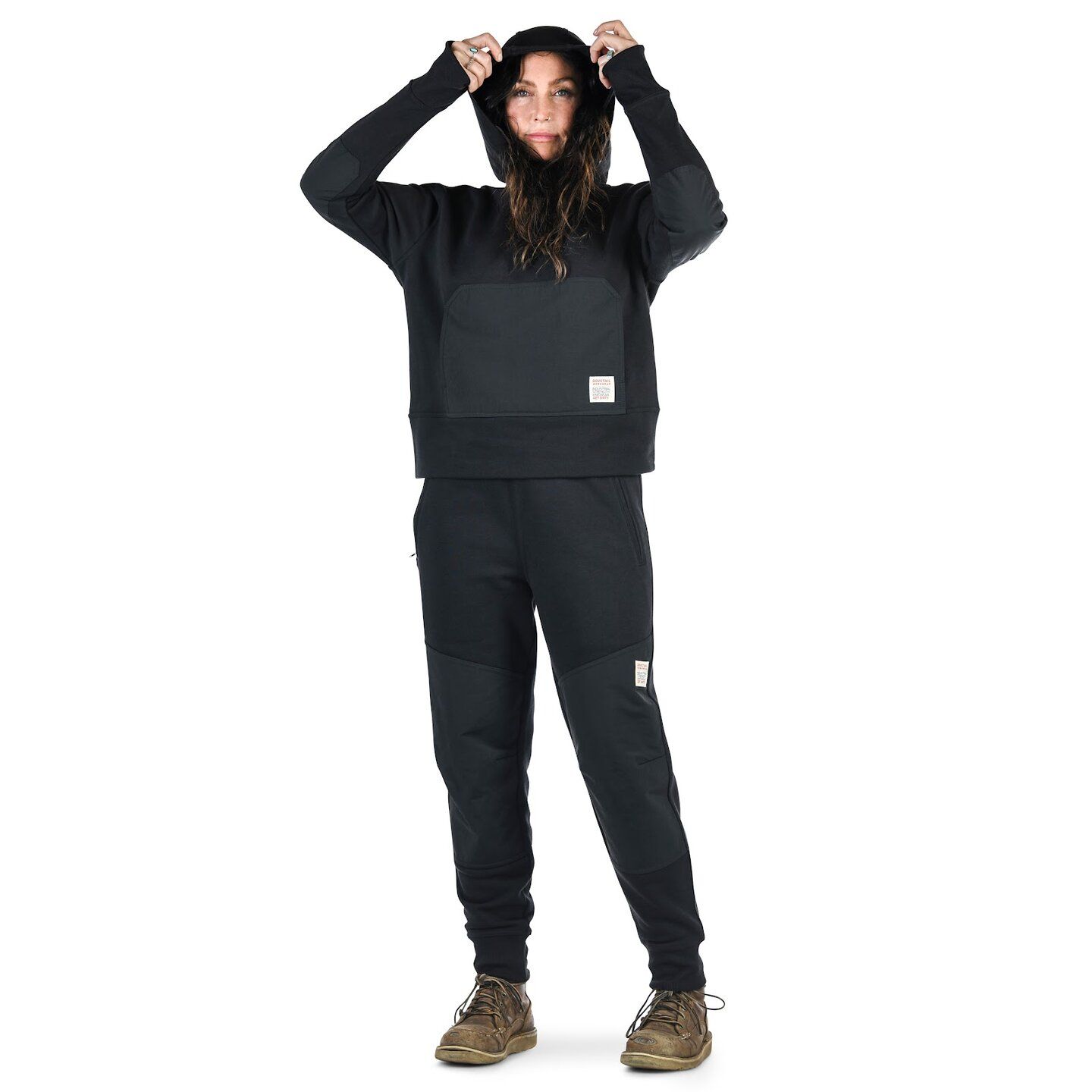 Chandail à capuche en molleton pour femmes, Flagger, Dovetail