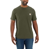 T-shirt à poche avec technologie Force pour hommes, Carhartt Front_Flat