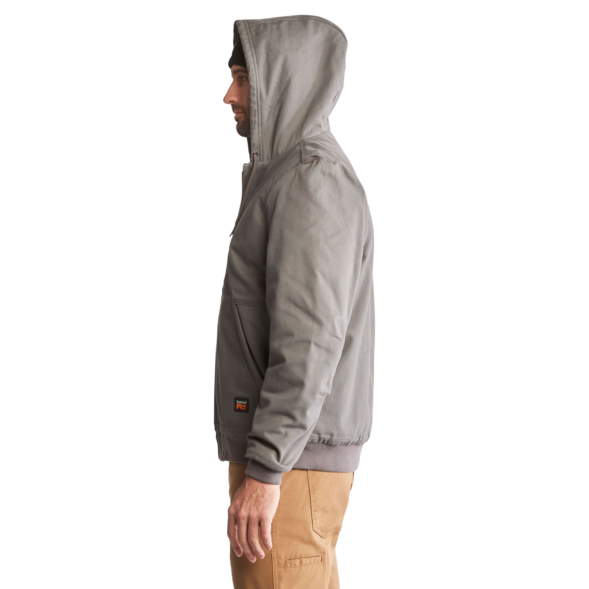 Timberland PRO Men's Gritman Lined Canvas Hooded Insulated Work Jacket