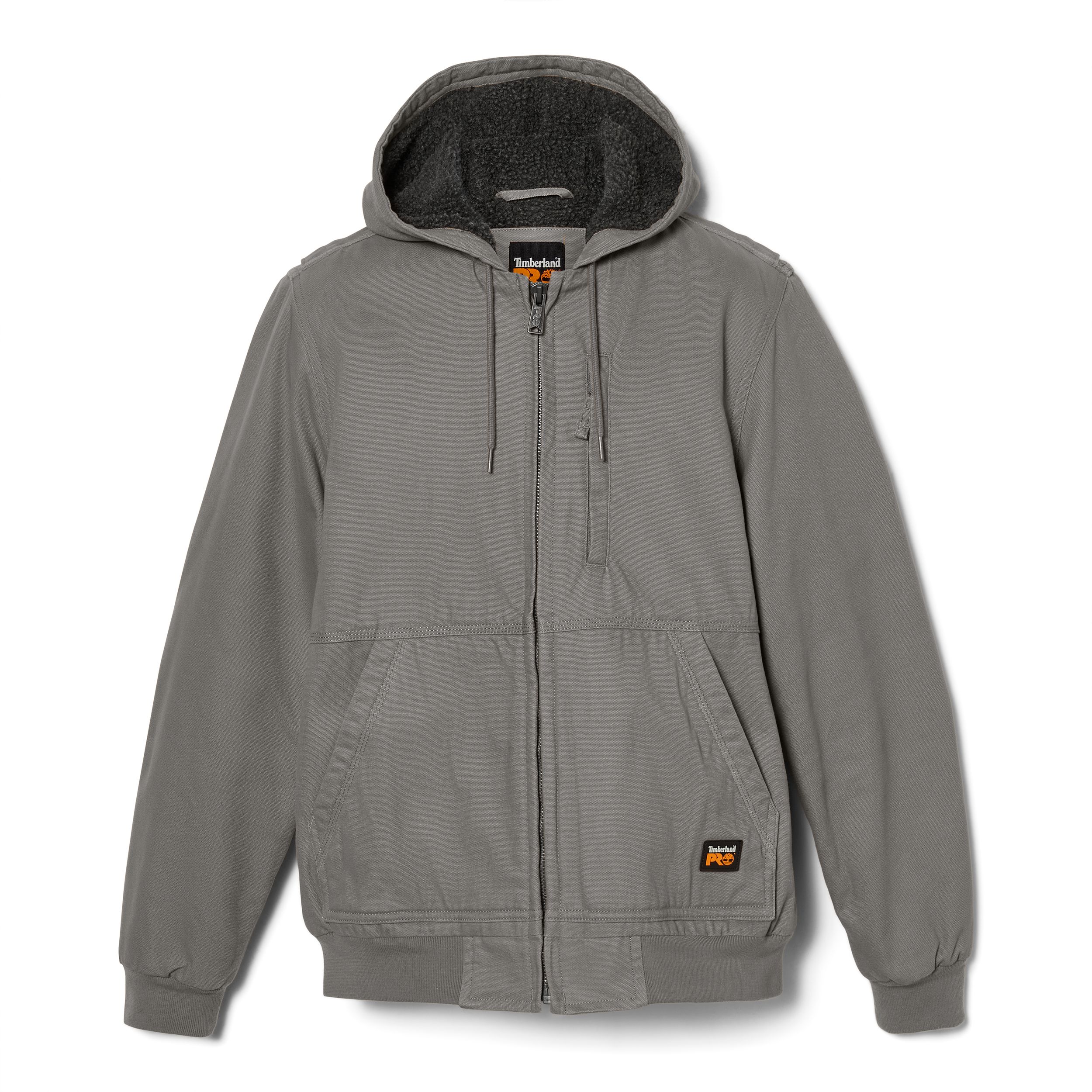 Timberland PRO Men's Gritman Lined Canvas Hooded Insulated Work Jacket