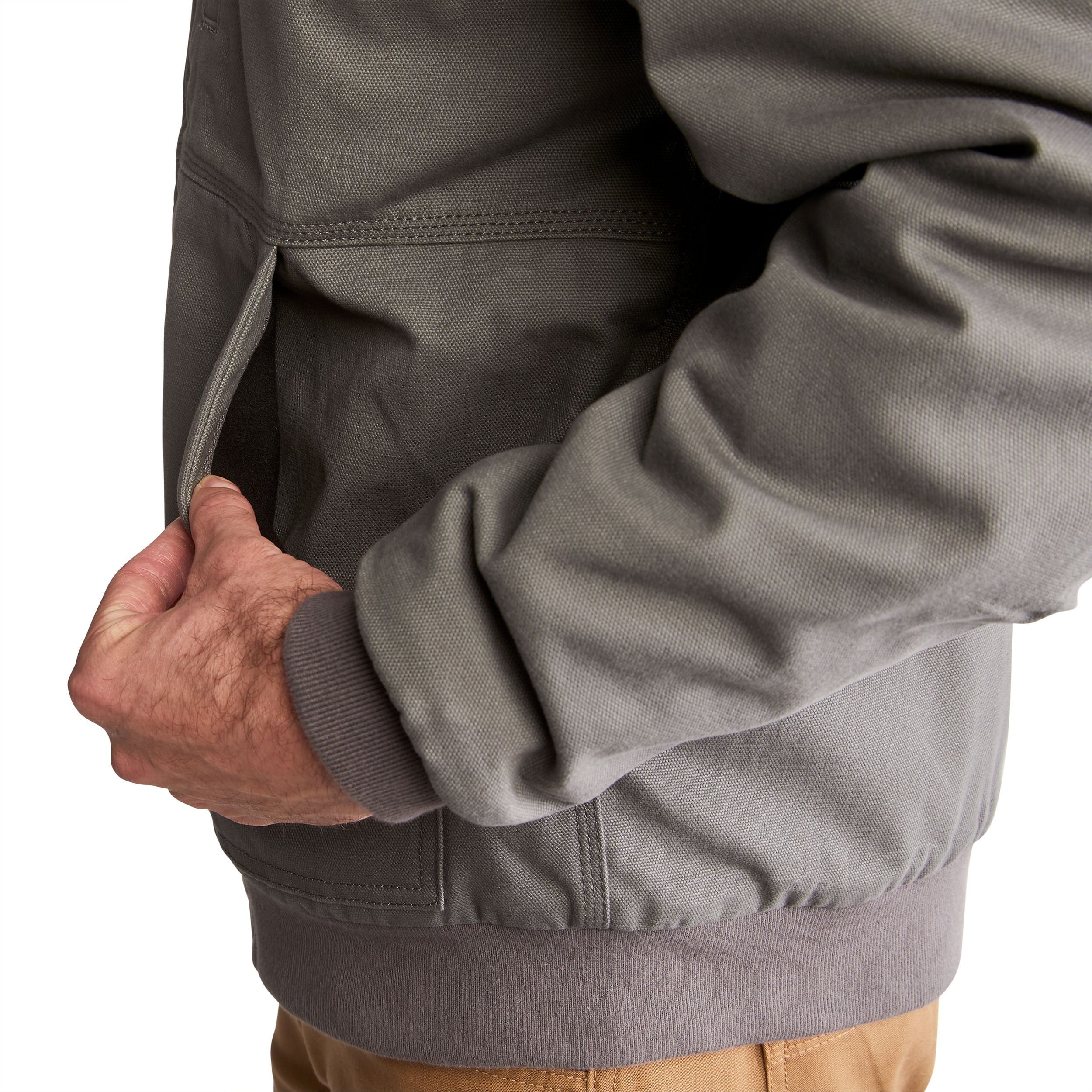 Timberland PRO Men's Gritman Lined Canvas Hooded Insulated Work Jacket