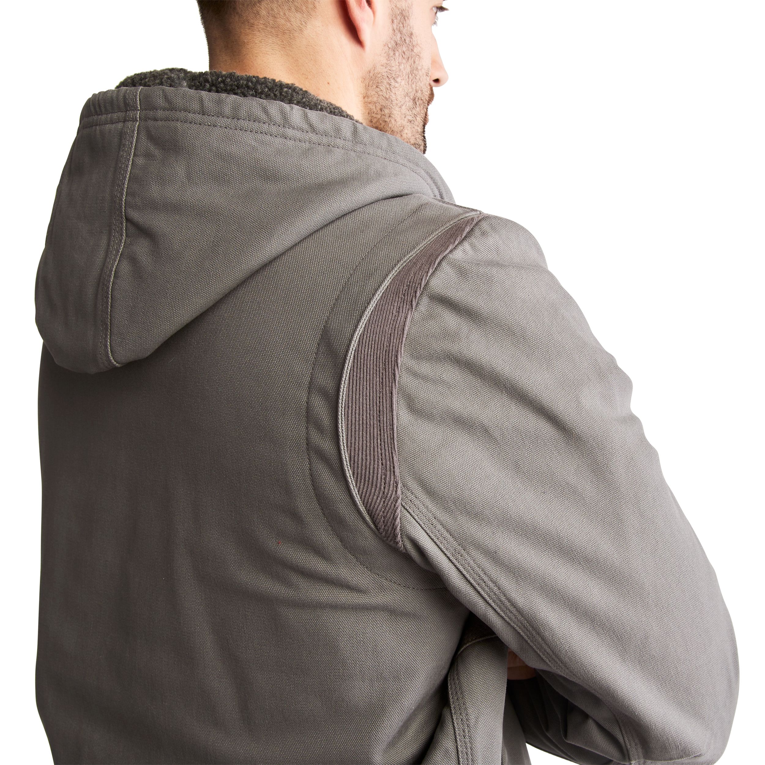 Timberland PRO Men's Gritman Lined Canvas Hooded Insulated Work Jacket