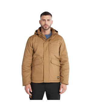 Timberland PRO Men's Ironhide Pro Flex Water Resistant Hooded Insulated Work Jacket