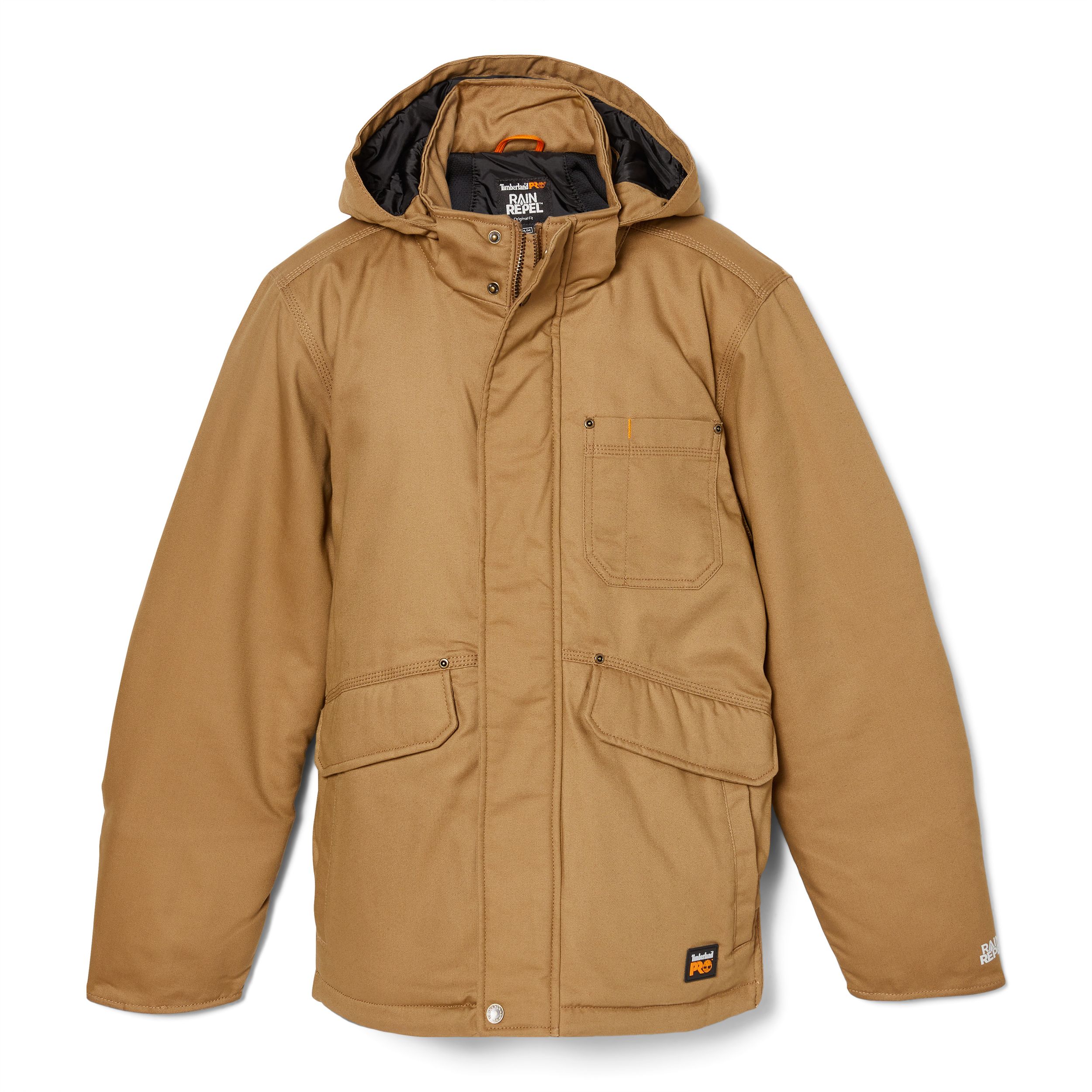 Timberland PRO Men s Ironhide Pro Flex Water Resistant Hooded Insulated Work Jacket Marks