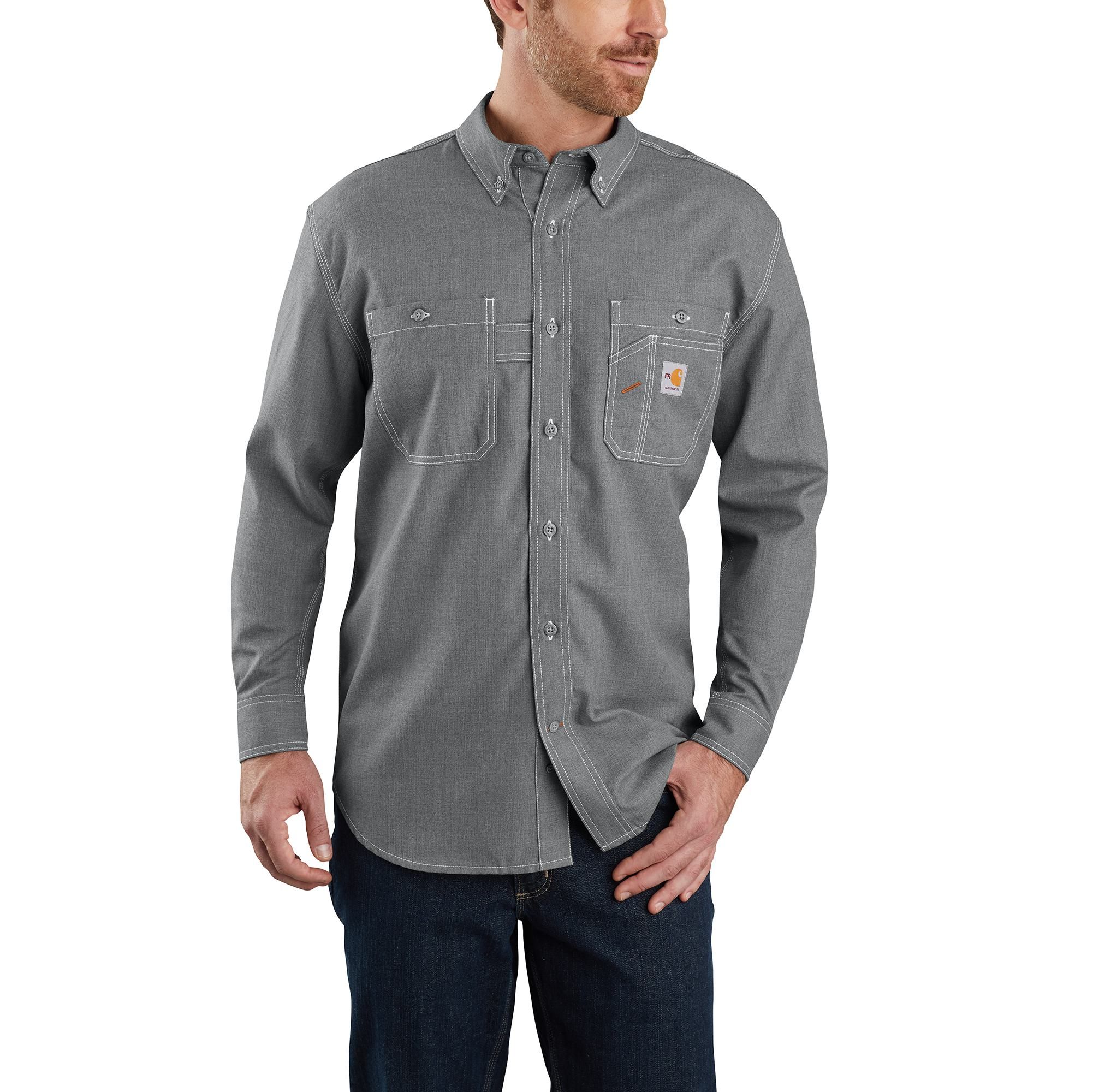 Carhartt Men's Force Sun Defender Fire Resistant Shirt