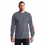 Timberland Pro Men's Flame Resistant Long Sleeve Logo T Shirt Front_Flat