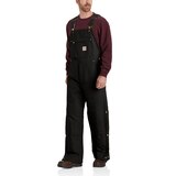 Carhartt Men's Loose Fit Firm Duck Insulated Bib Overalls Front_Angled_Left
