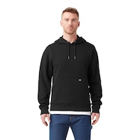 Dickies Men's Wordmark Durable Water Repellent Sleeve Logo Hoodie Front_Flat