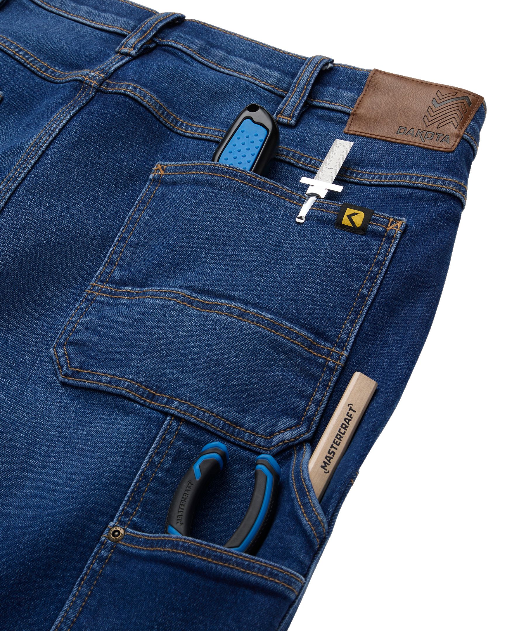 Dakota WorkPro Series Men's HyperDri® HD1 Double Front Denim Work Pants