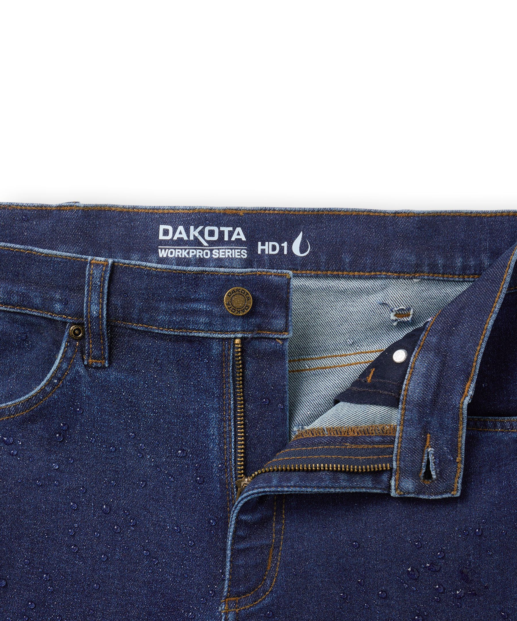 ★関税/送料込★PERSTEP★Rocky Denim Pants Dakota WorkPro Series Men's HyperDri® HD1 Single Front Denim