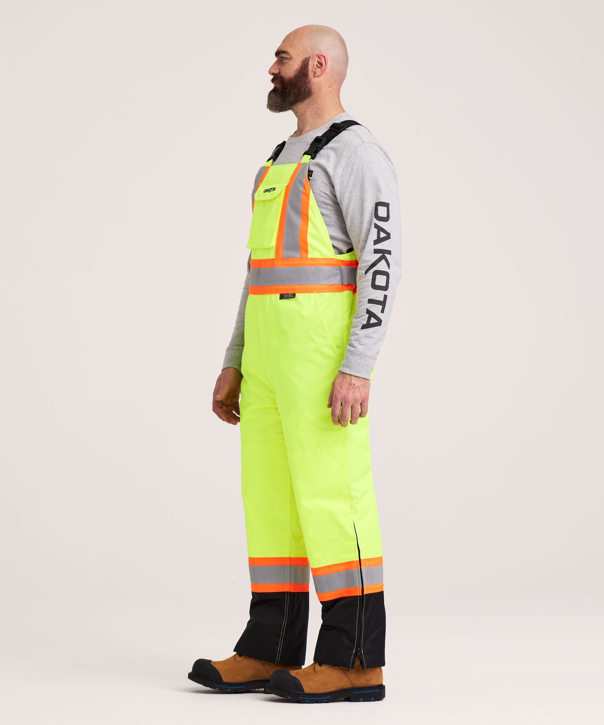 Dakota WorkPro Series Men's Hi Vis T-MAX® Bib Overalls