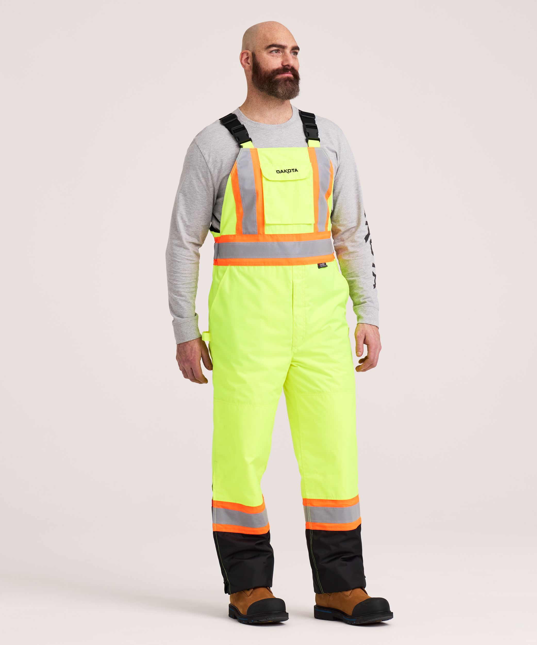 Dakota WorkPro Series Men's Hi Vis T-MAX® Bib Overalls