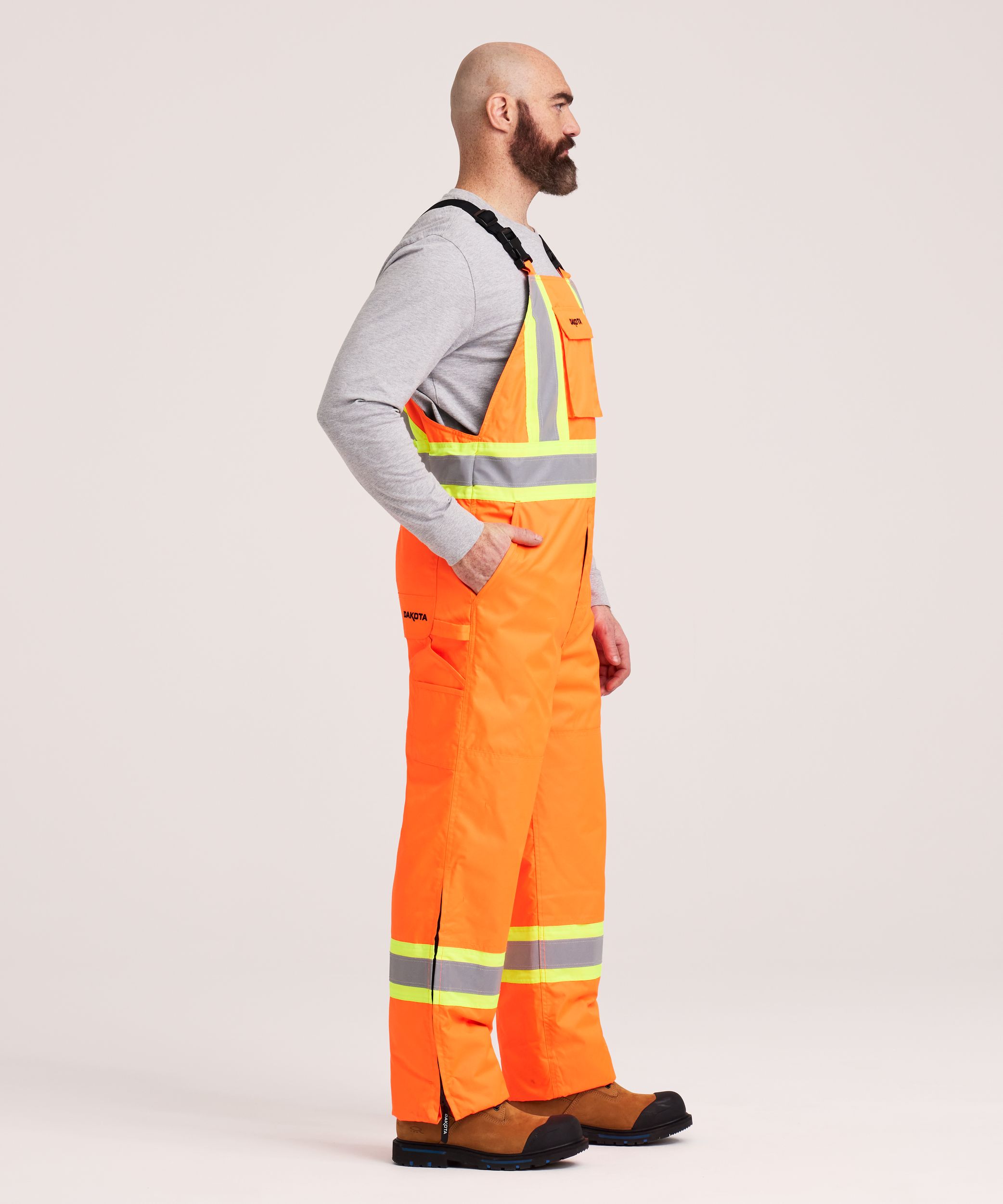 Dakota WorkPro Series Men's Hi Vis T-MAX® Bib Overalls