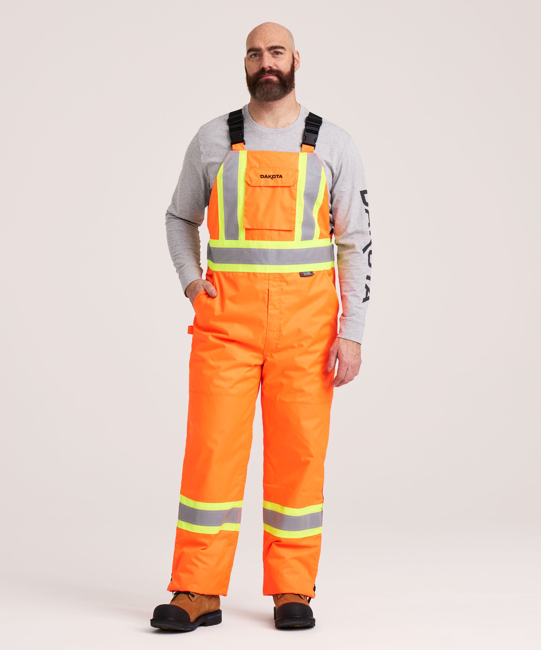 Dakota WorkPro Series Men's Hi Vis T-MAX® Bib Overalls