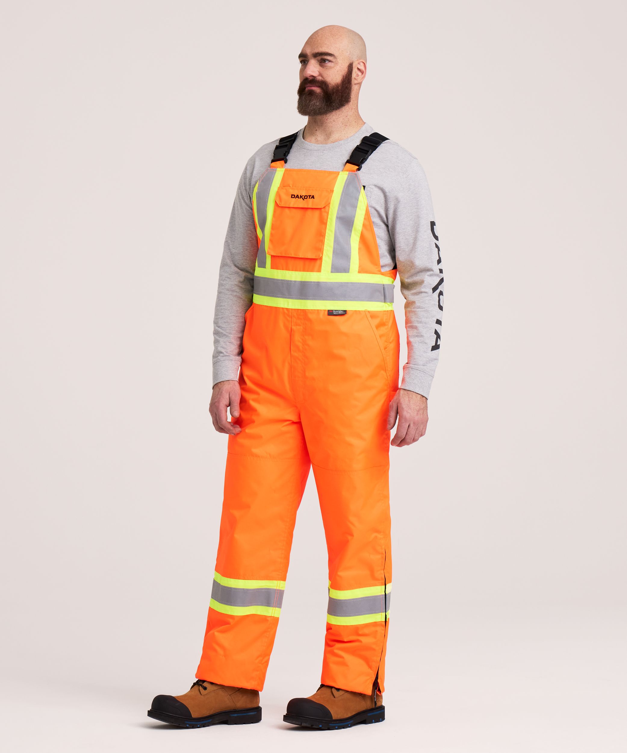 Dakota WorkPro Series Men's Hi Vis T-MAX® Bib Overalls