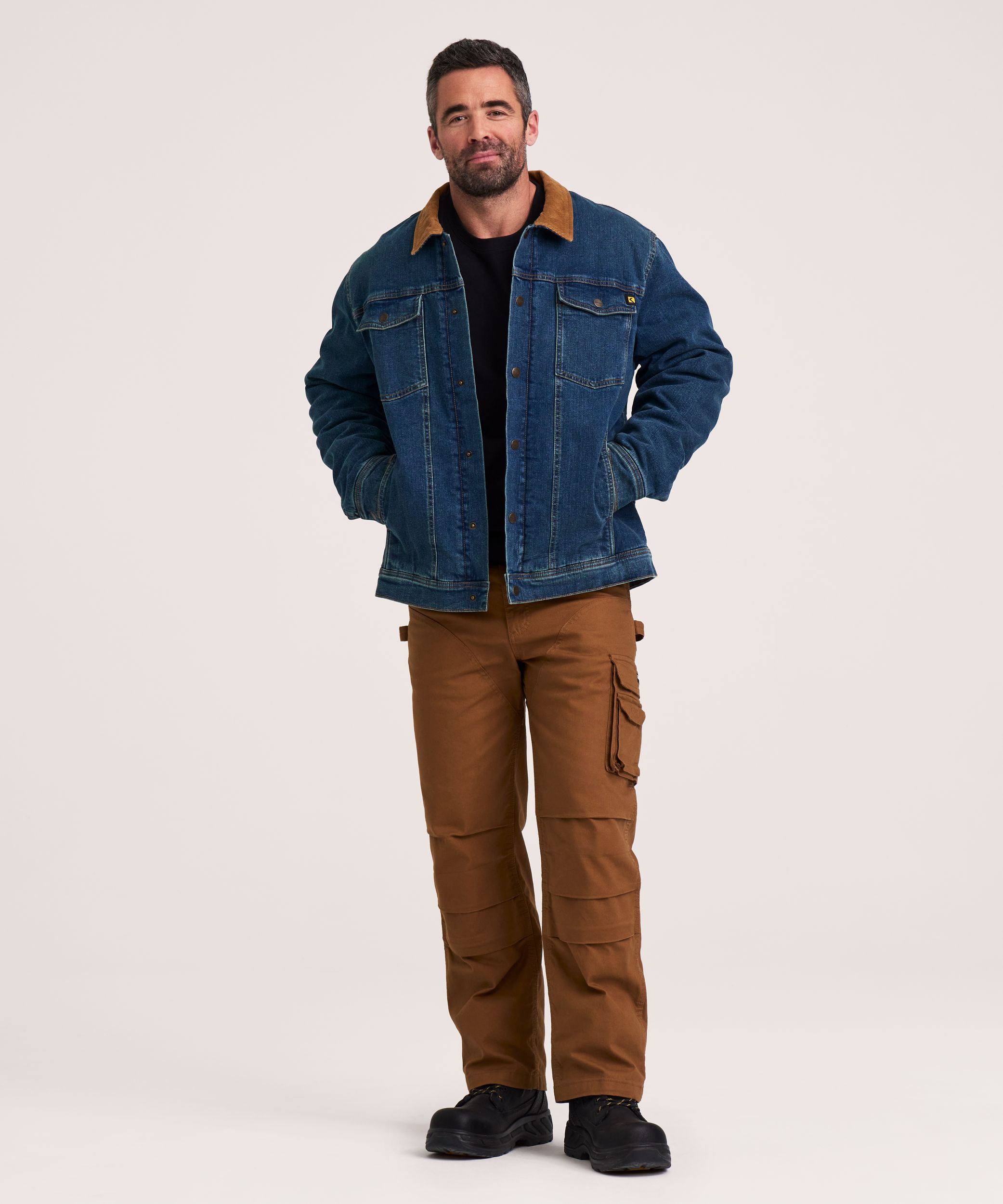 Veste doublée en sherpa pour hommes, Dakota WorkPro