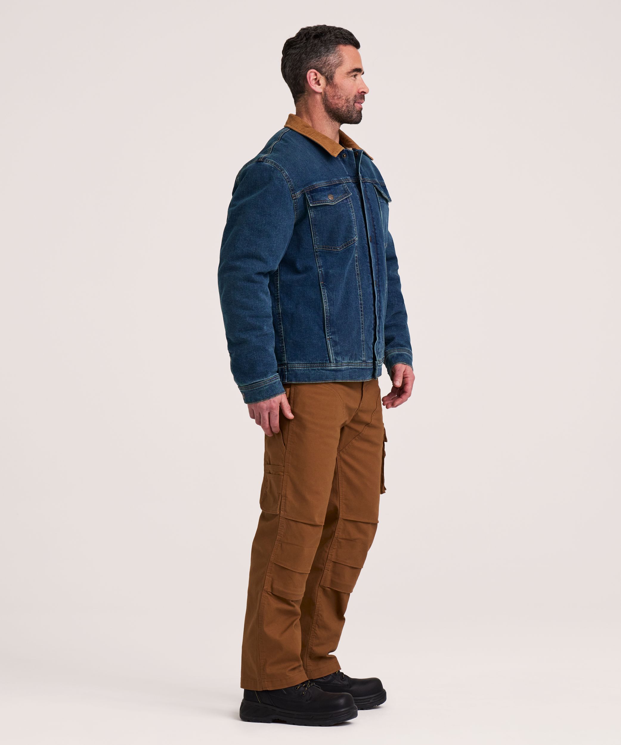 Veste doublée en sherpa pour hommes, Dakota WorkPro