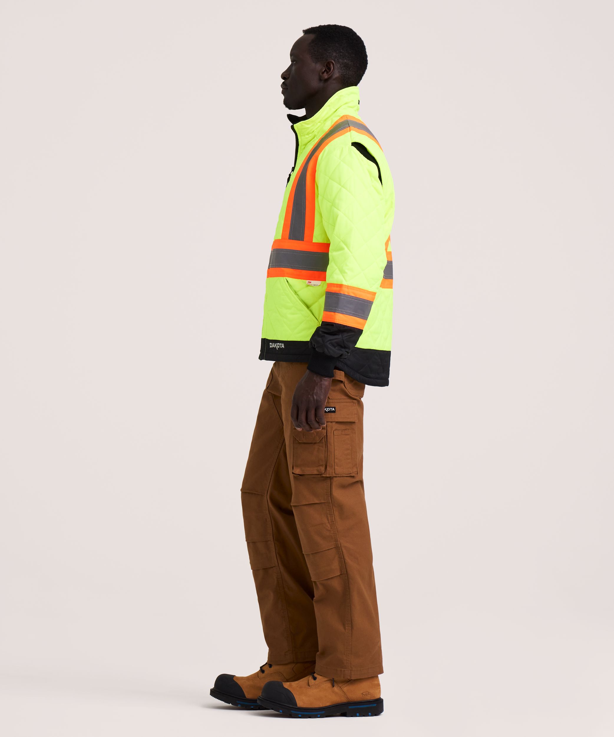 Veste isotherme à haute visibilité avec isolant T-MAX pour hommes, série WorkPro, Dakota