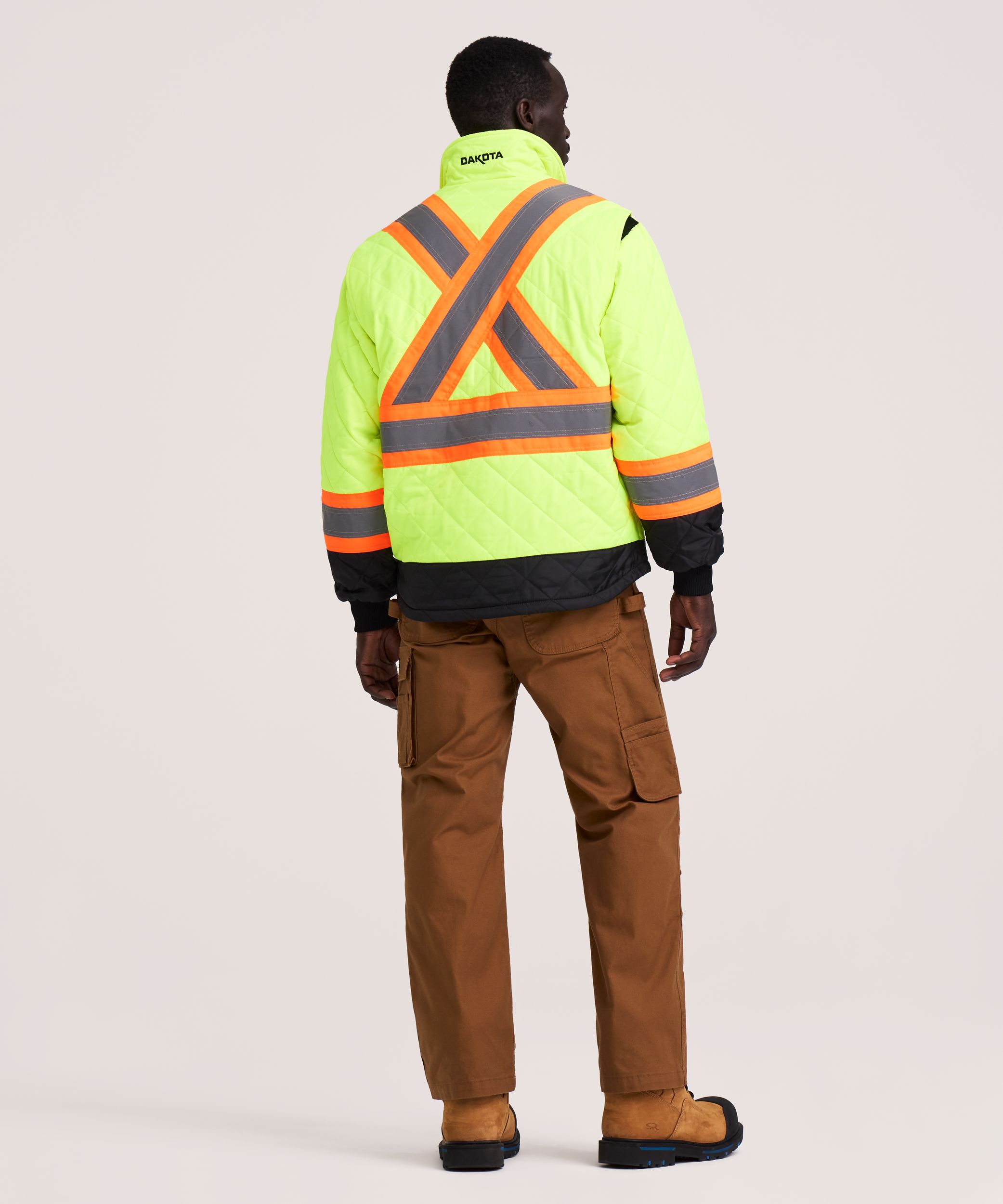 Veste isotherme à haute visibilité avec isolant T-MAX pour hommes, série WorkPro, Dakota