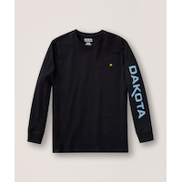 Dakota WorkPro Series Men's Core Pocket Long Sleeve T Shirt Front_Flat
