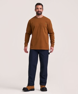 Dakota WorkPro Series Men's Core Pocket Long Sleeve T Shirt