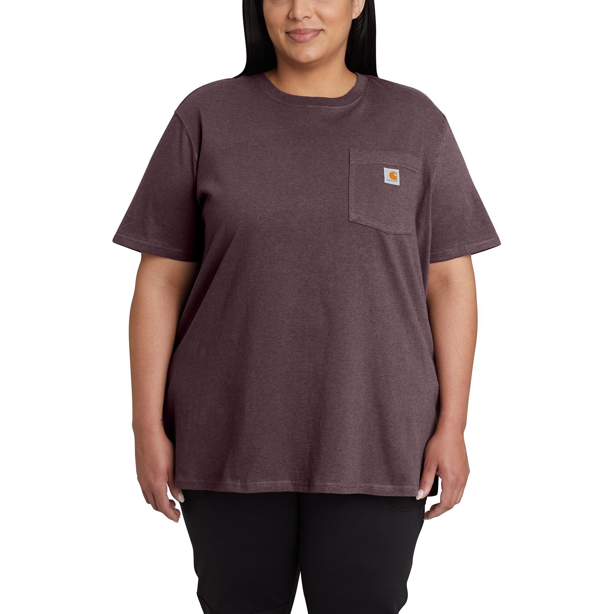 Carhartt Women's Heavyweight Pocket Crewneck Work T-Shirt