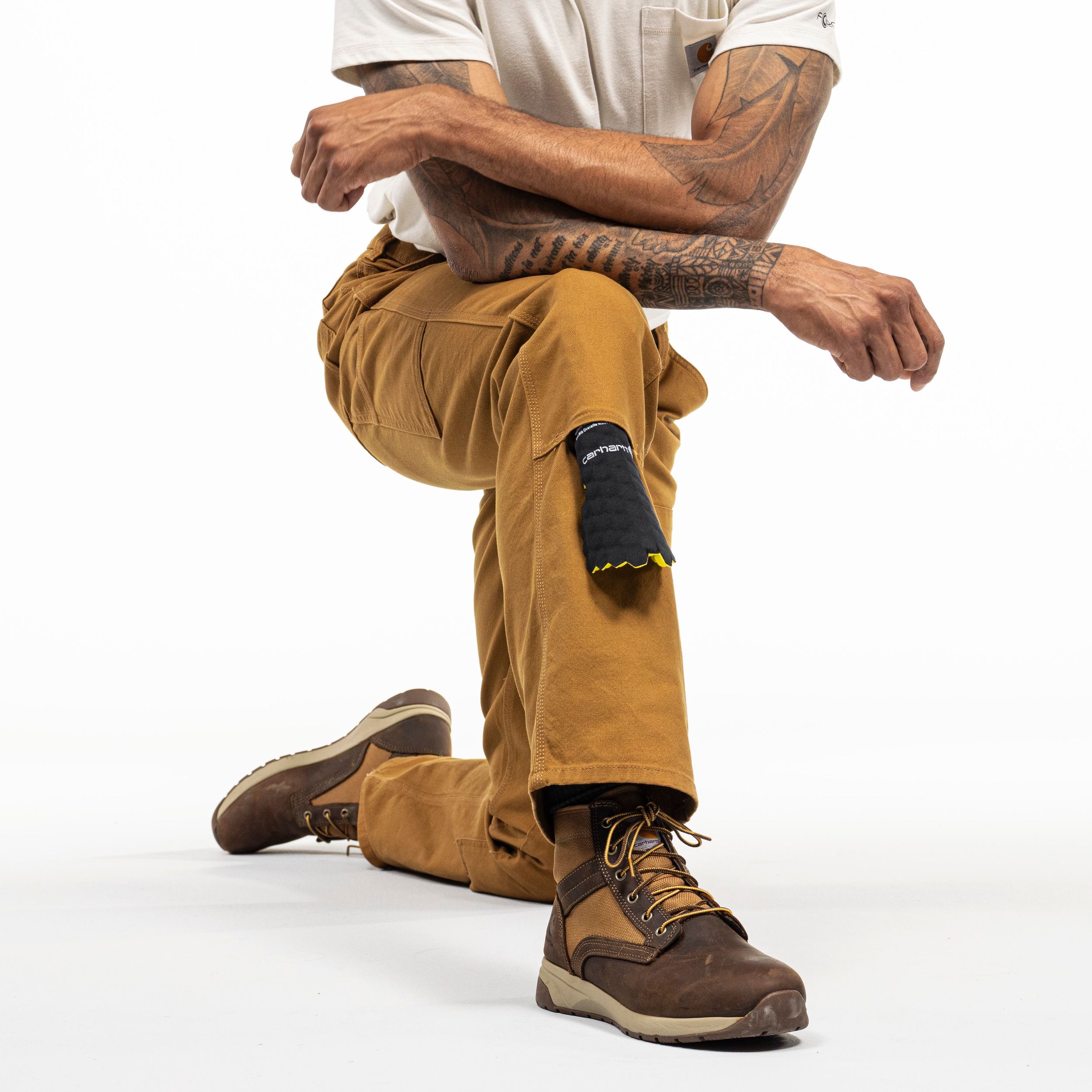 Carhartt Men's Relaxed Straight Rugged Flex® Duck Double-Front Dungarees