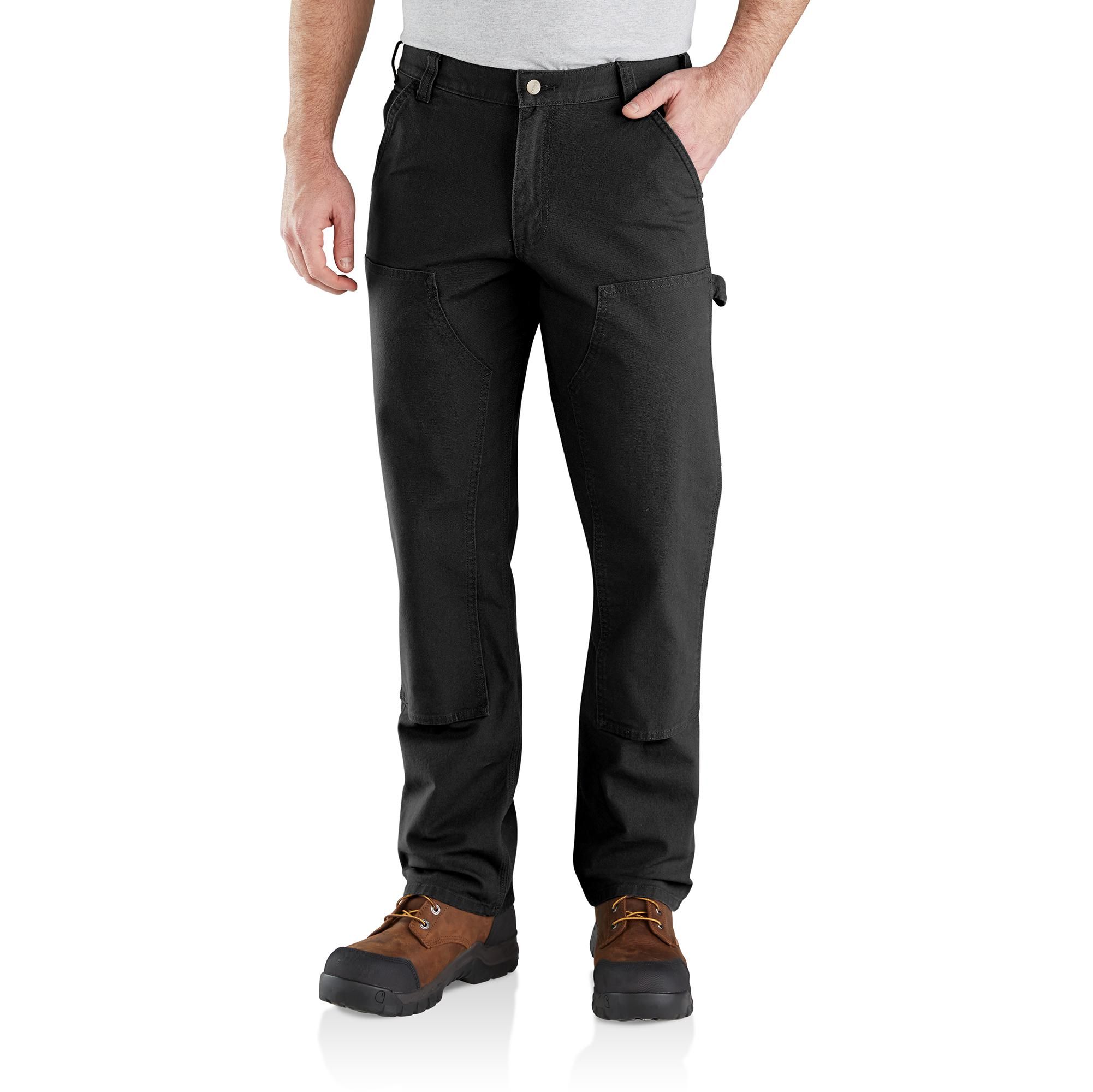 カーハート DOUBLE-FRONT WORK DUNGAREE size34 Carhartt Men's Firm Duck Double-Front Work Dungaree Pant B01