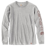Chandail graphique avec logo sur la manche pour femmes, Carhartt Front_Flat