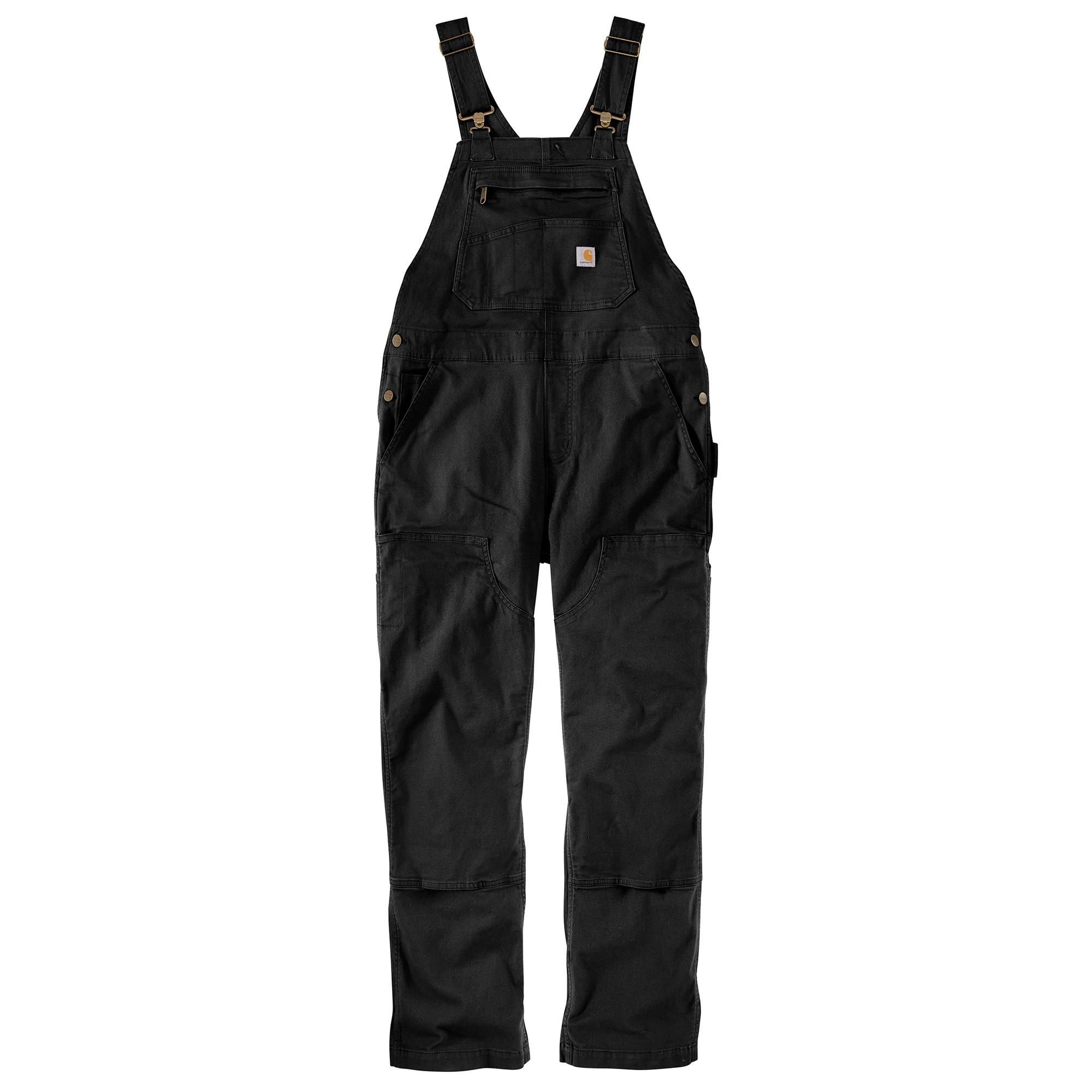 Carhartt Women's Rugged Flex Loose Fit Double Front Canvas Bib Overalls