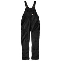 Carhartt Women's Rugged Flex Loose Fit Double Front Canvas Bib Overalls Front_Flat