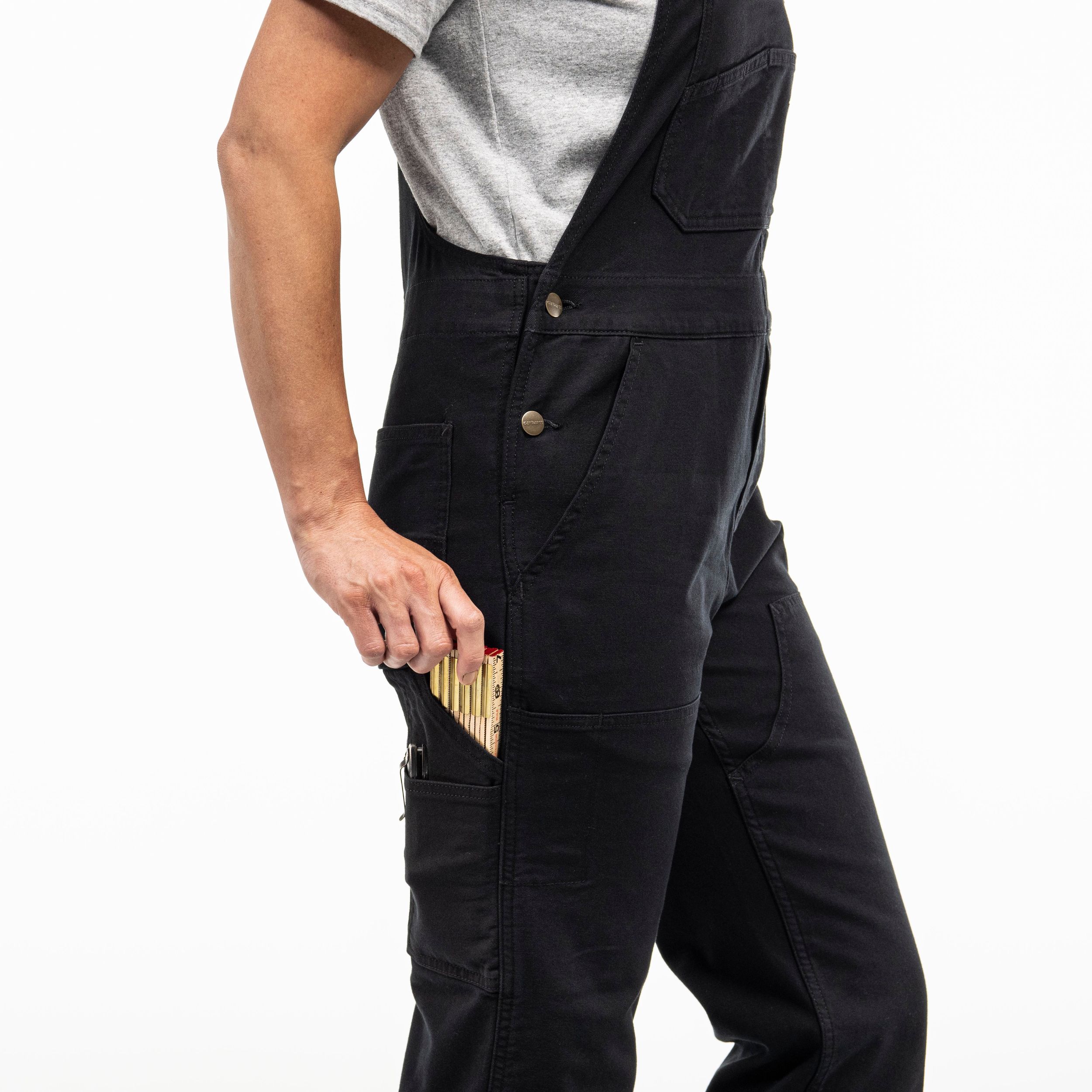 【Carhartt】 DOUBLE-FRONT BIB レデ イスオーバーオール Carhartt Women's Rugged Flex Loose Fit Double Front Canvas