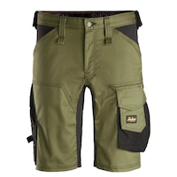 Short de travail extensible pour hommes, AllroundWork, Snickers Workwear Front_Flat