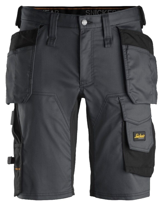 Short de travail avec poche à étui pour hommes, AllroundWork, Snickers Workwear
