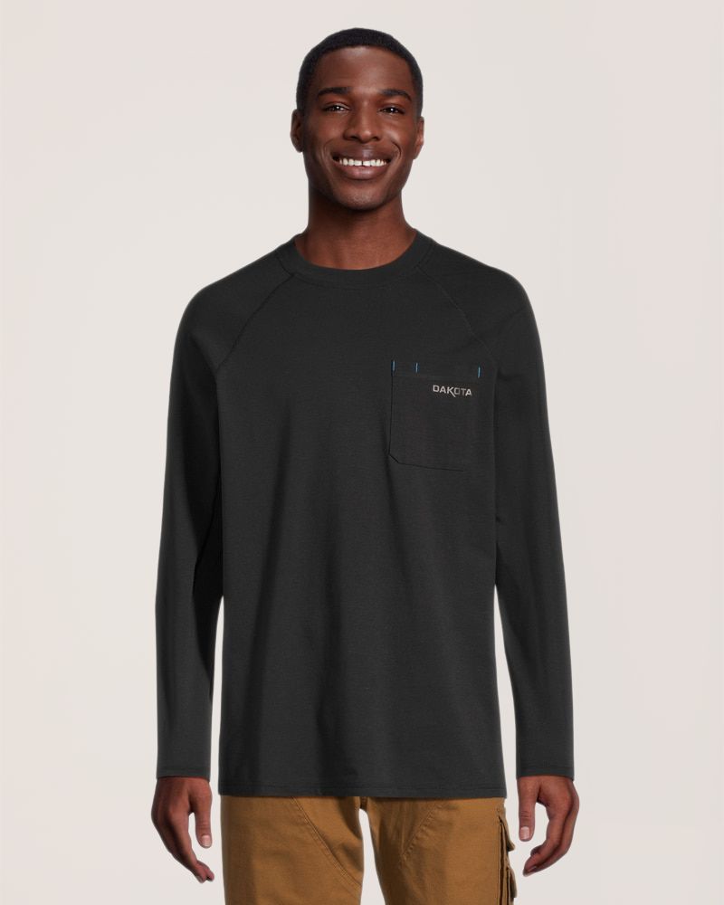 T-shirt à manches longues pour hommes, Rebound, série WorkPro, Dakota