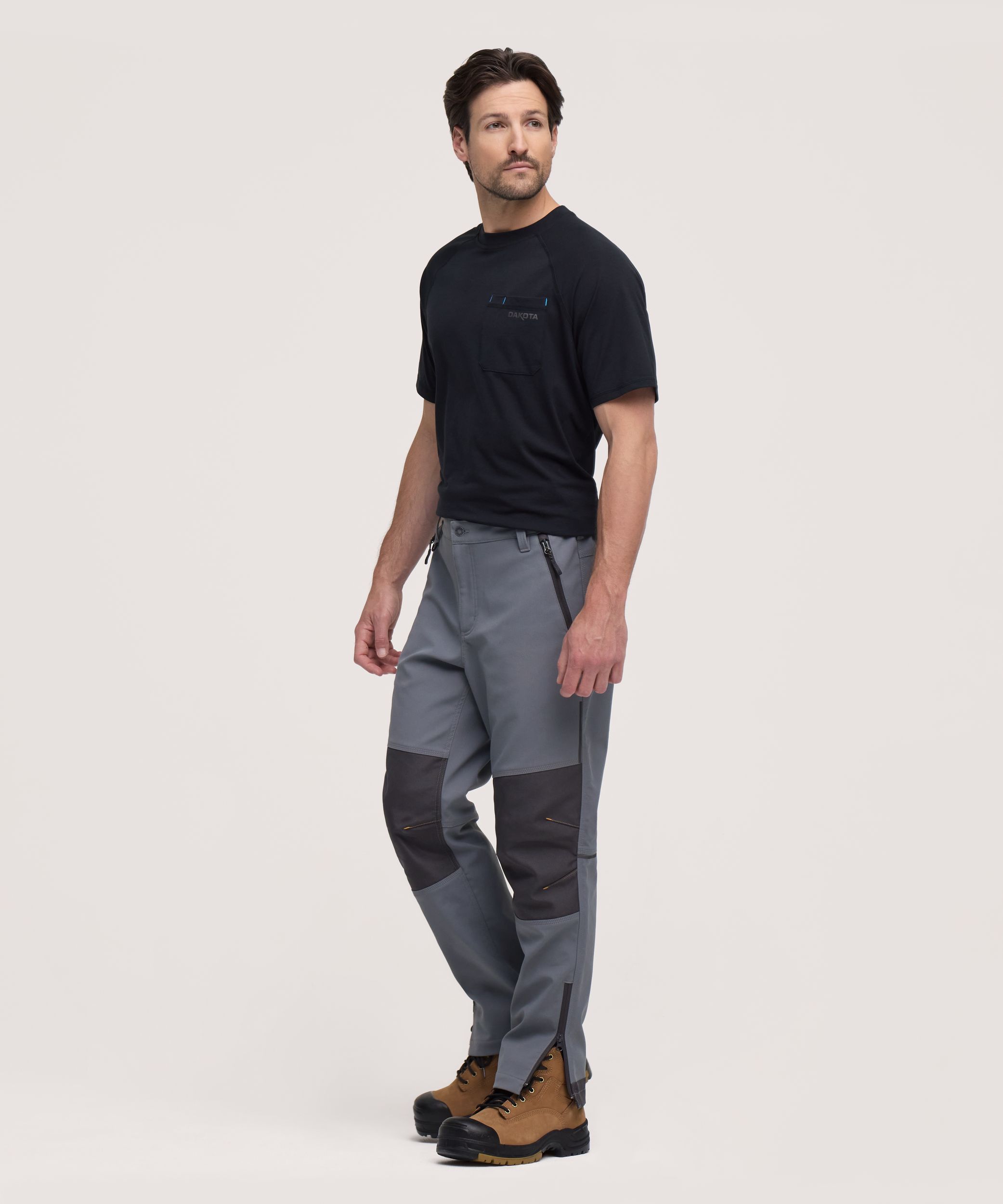 Pantalon de travail avec protection contre les tiques et les moustiques pour hommes, série WorkPro, Dakota
