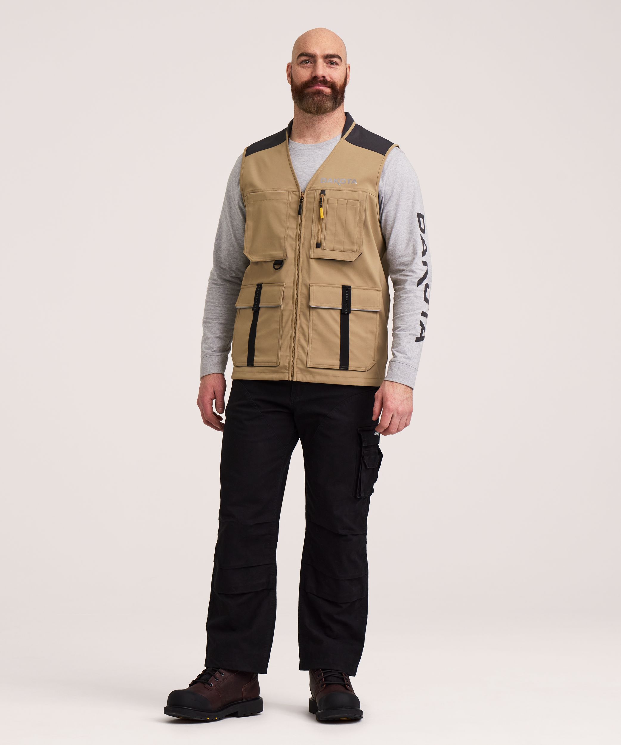 Veste de travail avec protection contre les tiques et les moustiques pour hommes, série WorkPro, Dakota