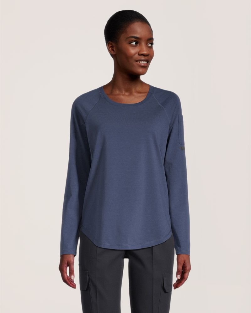 T-shirt de travail à manches longues pour femmes, T-Max Rebound, série WorkPro, Dakota