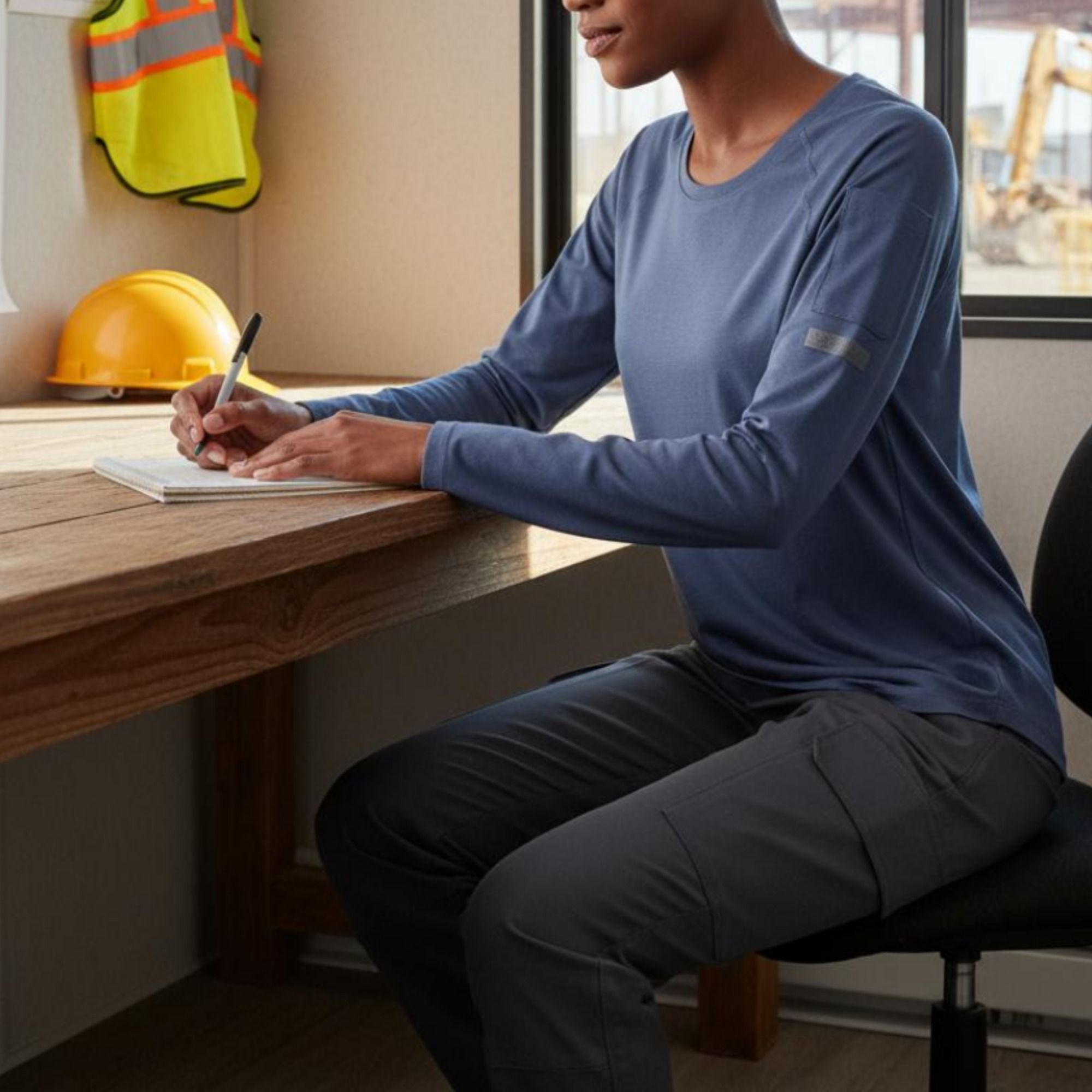 T-shirt de travail à manches longues pour femmes, T-Max Rebound, série WorkPro, Dakota