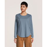 T-shirt de travail à manches longues avec protection contre les tiques et les moustiques pour femmes, série WorkPro, Dakota Front_Flat