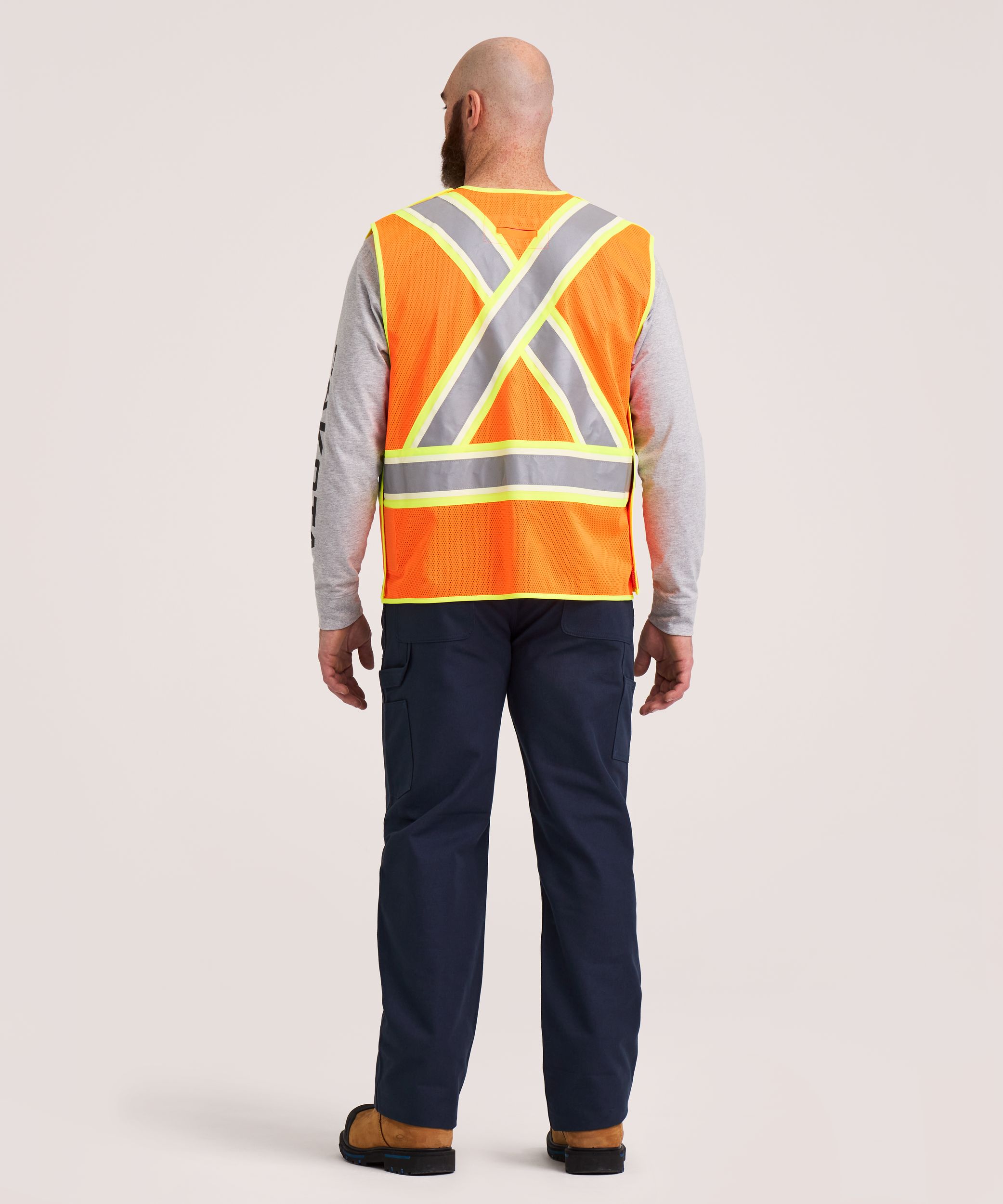 Gilet haute visibilité détachable Vizlite pour hommes, série WorkPro, Dakota