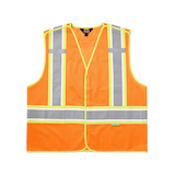 Gilet haute visibilité détachable Vizlite pour hommes, série WorkPro, Dakota Front_Flat