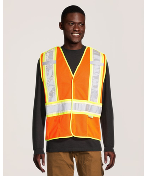 Gilet haute visibilité détachable Vizlite pour hommes, série WorkPro, Dakota