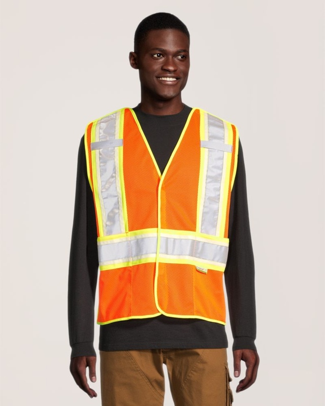 Gilet haute visibilité détachable Vizlite pour hommes, série WorkPro, Dakota